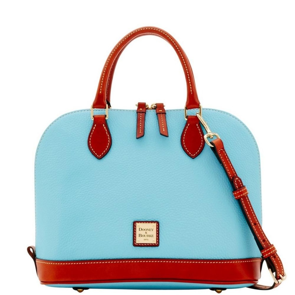 Dooney & Bourke Pebble Grain Zip Zip Satchel